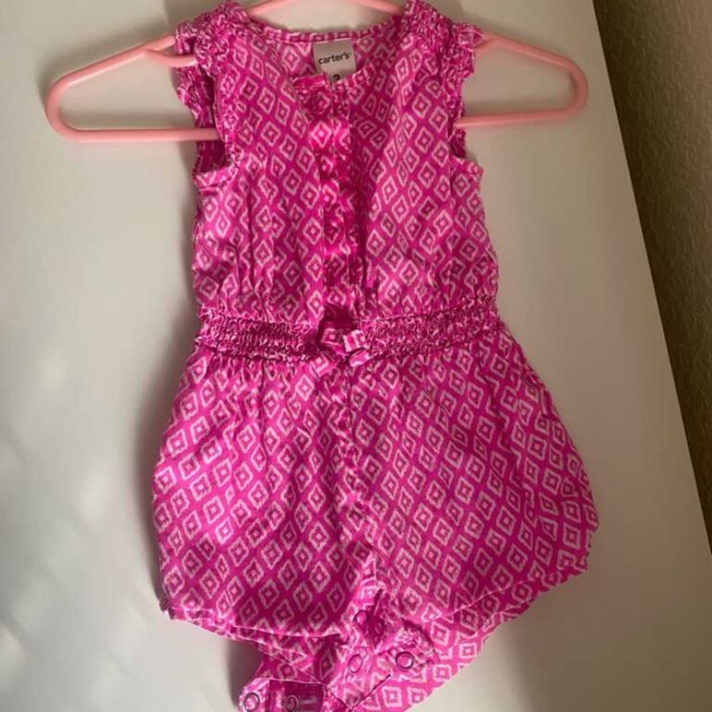 Carters pink romper